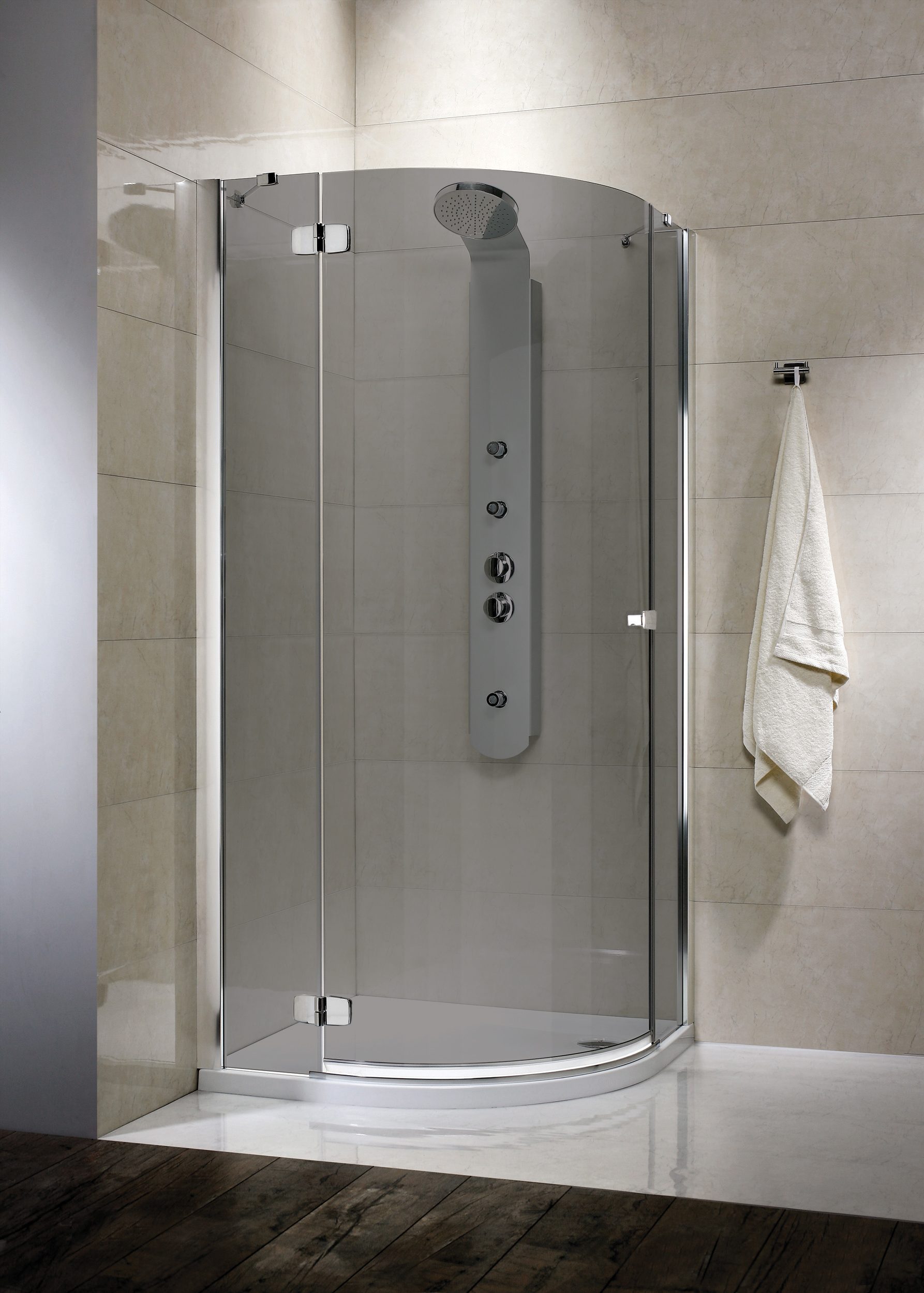 Radaway fuenta pdj 90x90 Ãves szimmetrikus zuhanykabin átlátszó ...
