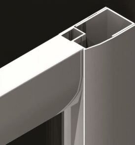 Vesta - Speciális fali takaróprofil 10 mm-es toleranciával a fali egyenetlenségek eltakarásáért